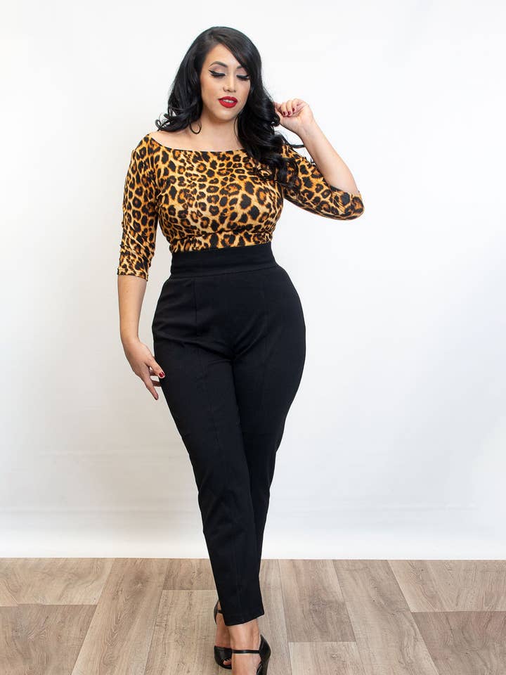 Heart of Haute - Wholesale Pants - Women's - Cigarette Pant - Black3