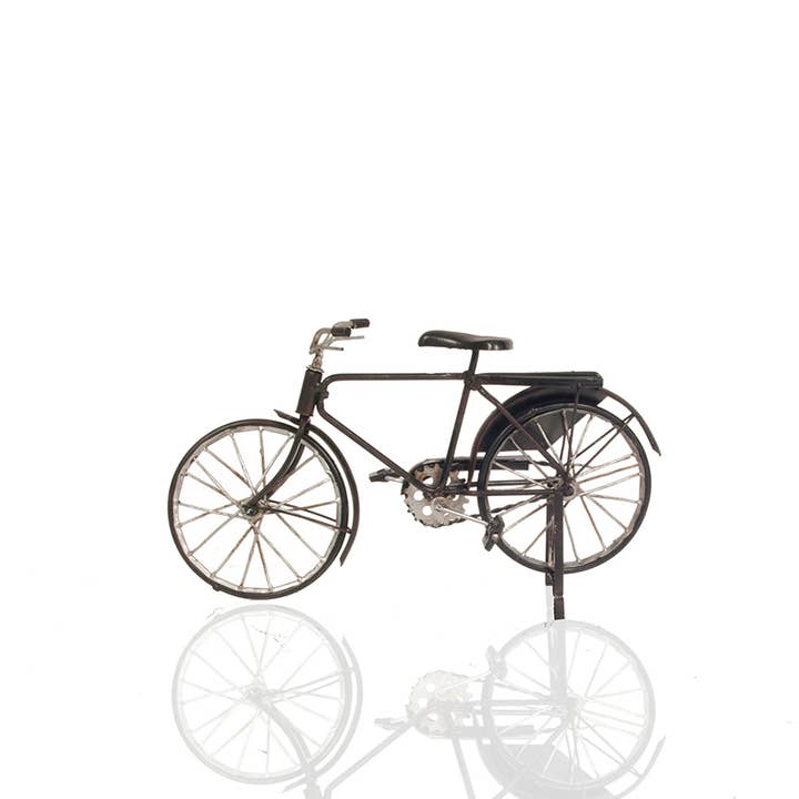 Old Modern Handicrafts, Inc. - Wholesale Decorative tabletop object - Vintage Safety Bicycle - Black Metal Tabletop Decor