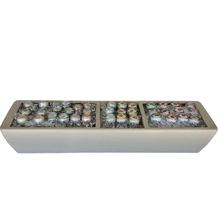 REVO Coolers - Wholesale Cooler/Cooler Bag - REVO Party Barge Cooler | Greige Mist | Made in USA