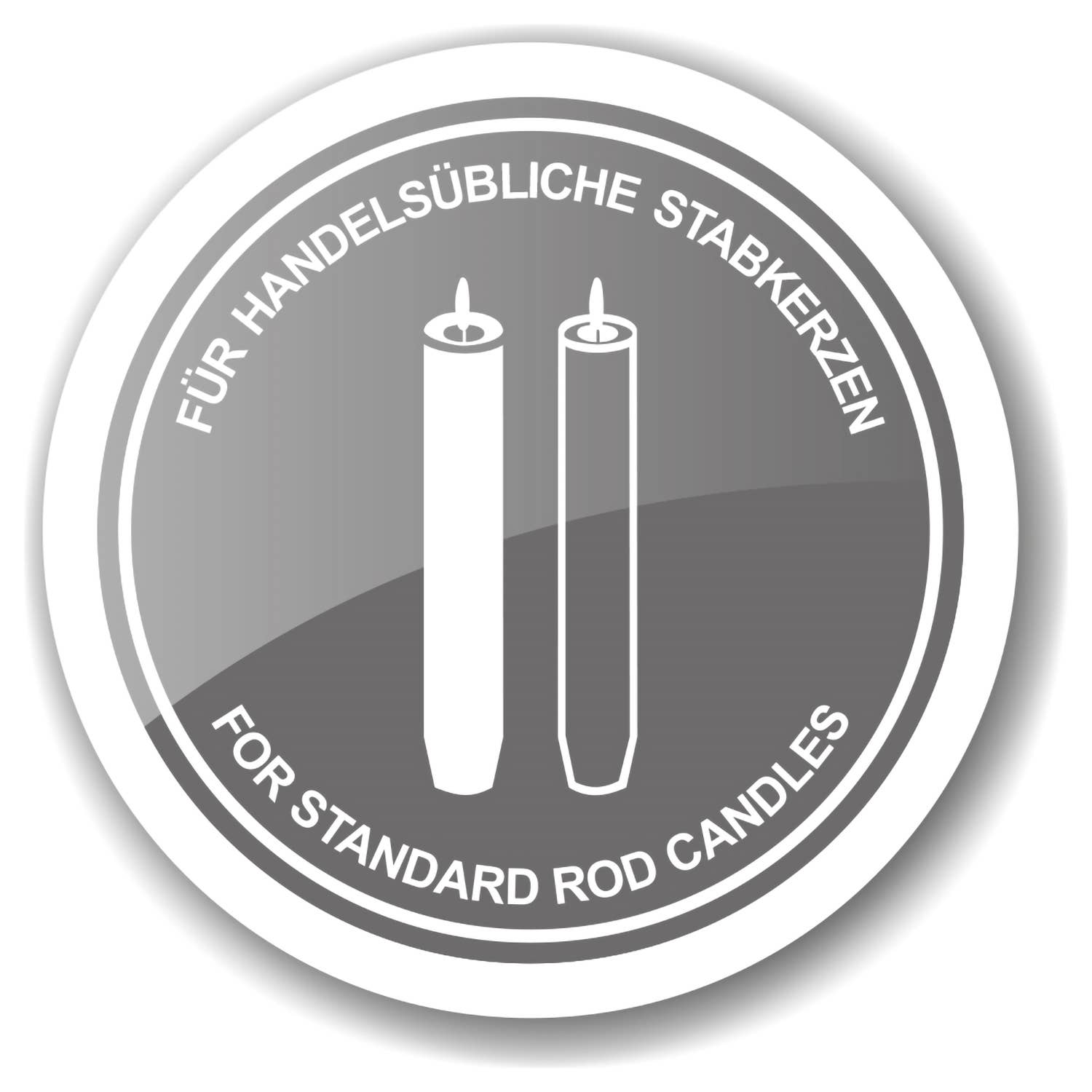 EDZARD - Wholesale Candle Holder - Candlestick Candle Holder Kent, silver-plated, Height 16 cm6