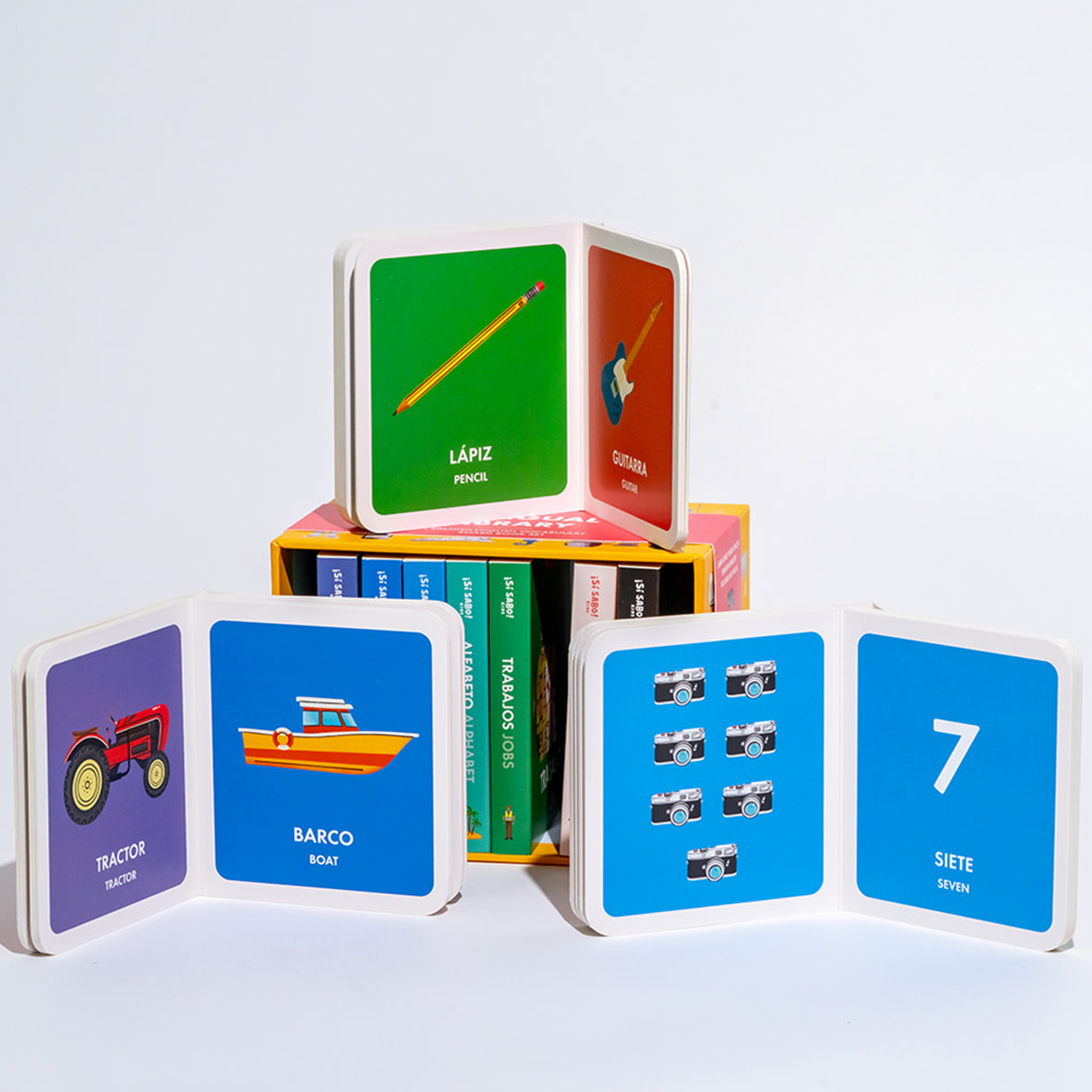 Blue Star Fiesta - Vendita all'ingrosso Libro per l'infanzia (3-5) - La mia prima biblioteca bilingue: un set di libri da tavolo spagnolo-inglese2