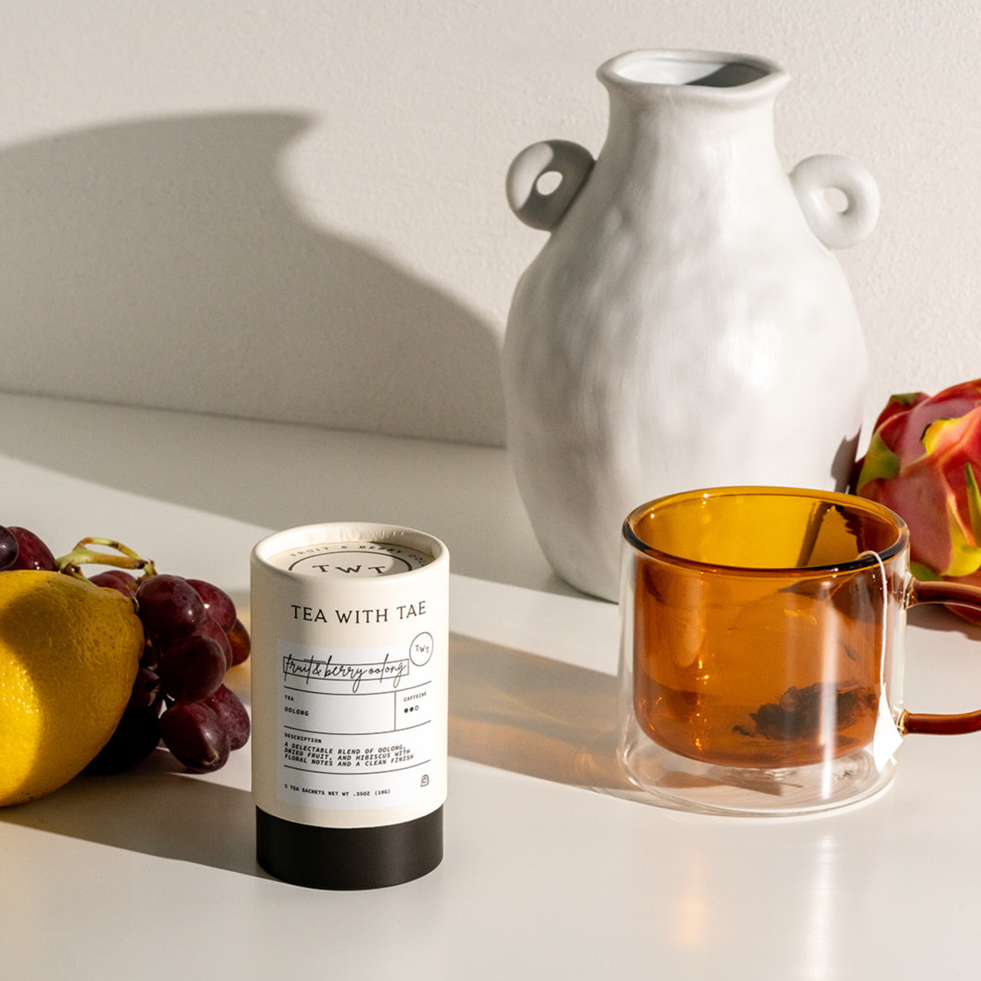 Tea with Tae - Wholesale Tea bags - Fruit & Berry Oolong Mini Tea Tube Gift (5 tea bags)1