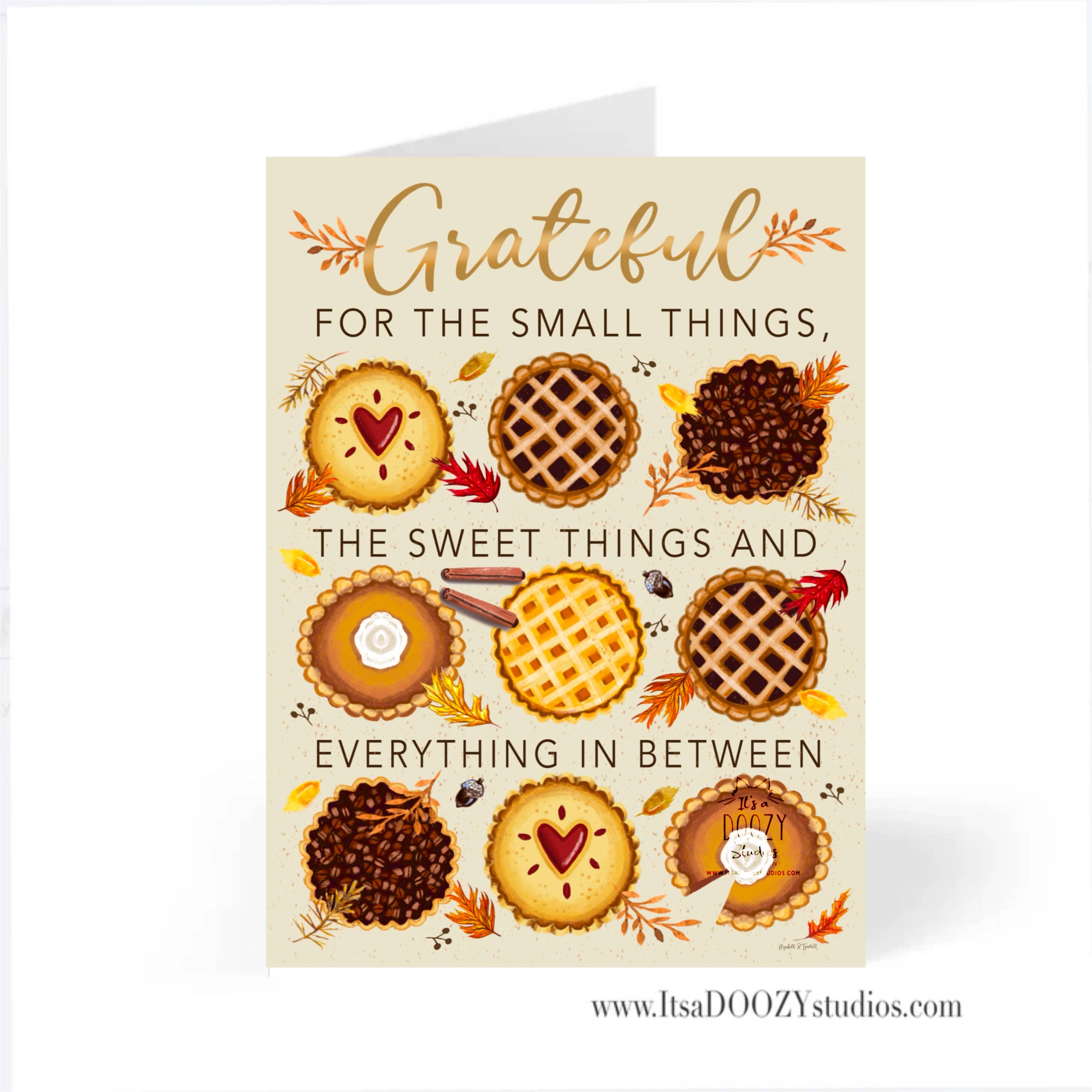 It’s a Doozy Studios - Wholesale Thanksgiving Card - Grateful for Everything - Thanksgiving Card with Envelope1