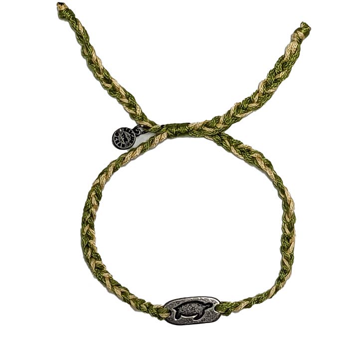 MARINE LIFE RESCUE PROJECT - Wholesale Woven/Braided Bracelet - Save the Sea Turtles Bracelet