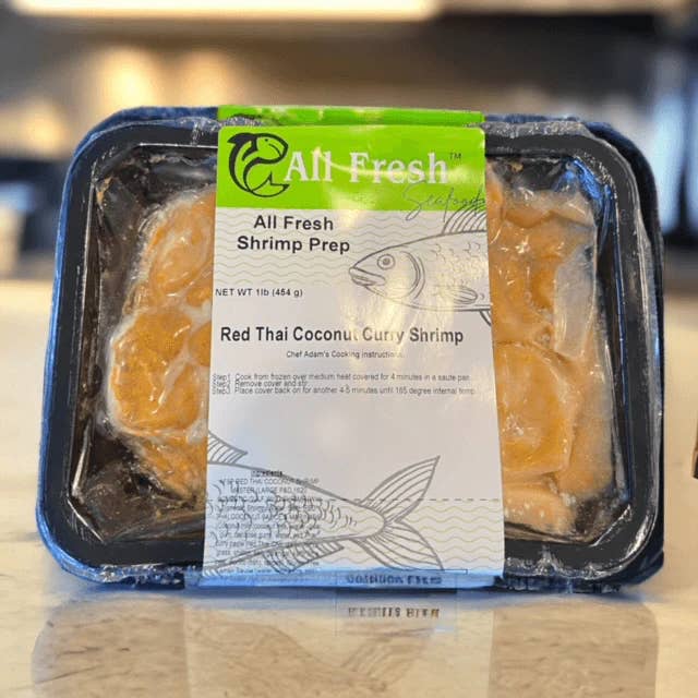 Red Thai Coconut Shrimp for wholesale by All Fresh Seafood