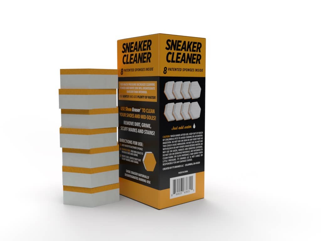 SneakERASERS - Wholesale Shoe Care Kits & Sets - Shoe Eraser Sneaker Cleaner Sponge 8-pack1
