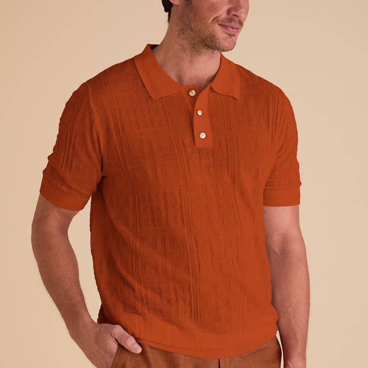 SS Knit Polo for wholesale by Inserch