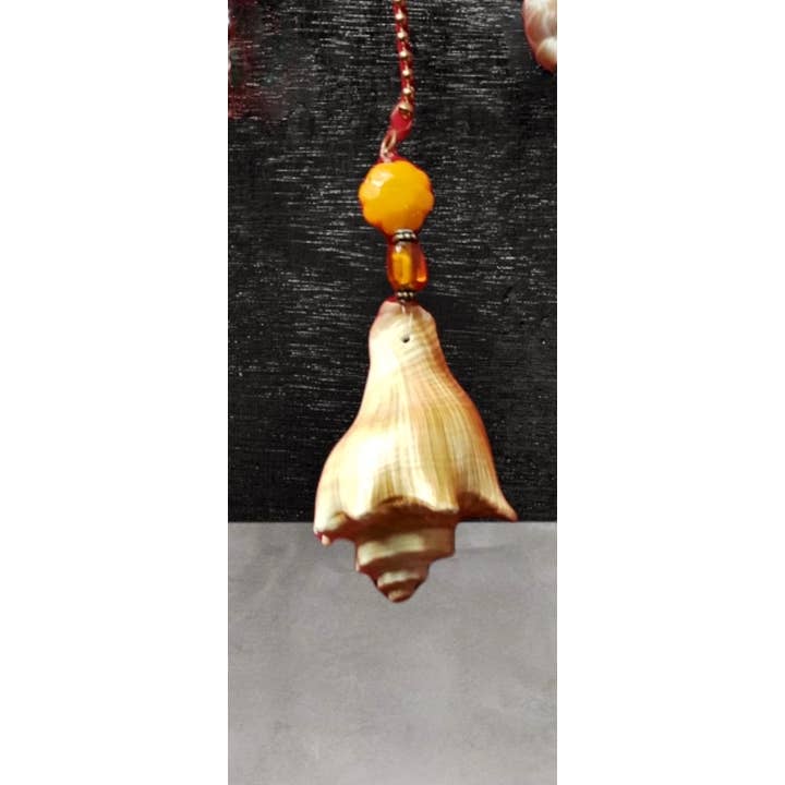 Shell We Sea Designs - Wholesale Decorative Tabletop Object - Medium AUTHENTIC Seashell Beach Ceiling Fan Light Pull Chain5