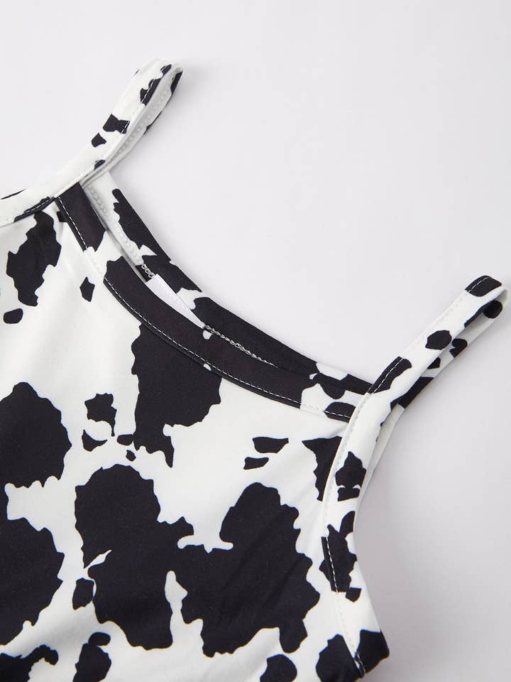 Rylee Faith Designs - Wholesale Jumpsuit - Kids - Girls' Cow Pattern Jumpsuit