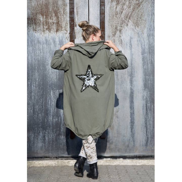 Moment Malani cardigan i olivengrøn for engroshandel hos ZOEY