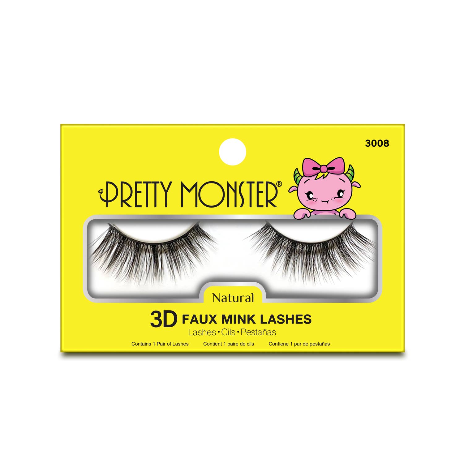 Rude Cosmetics – wholesale False/fake eyelashes – Pretty Monster Lashes Tabletop Display Set B, 108 pcs10