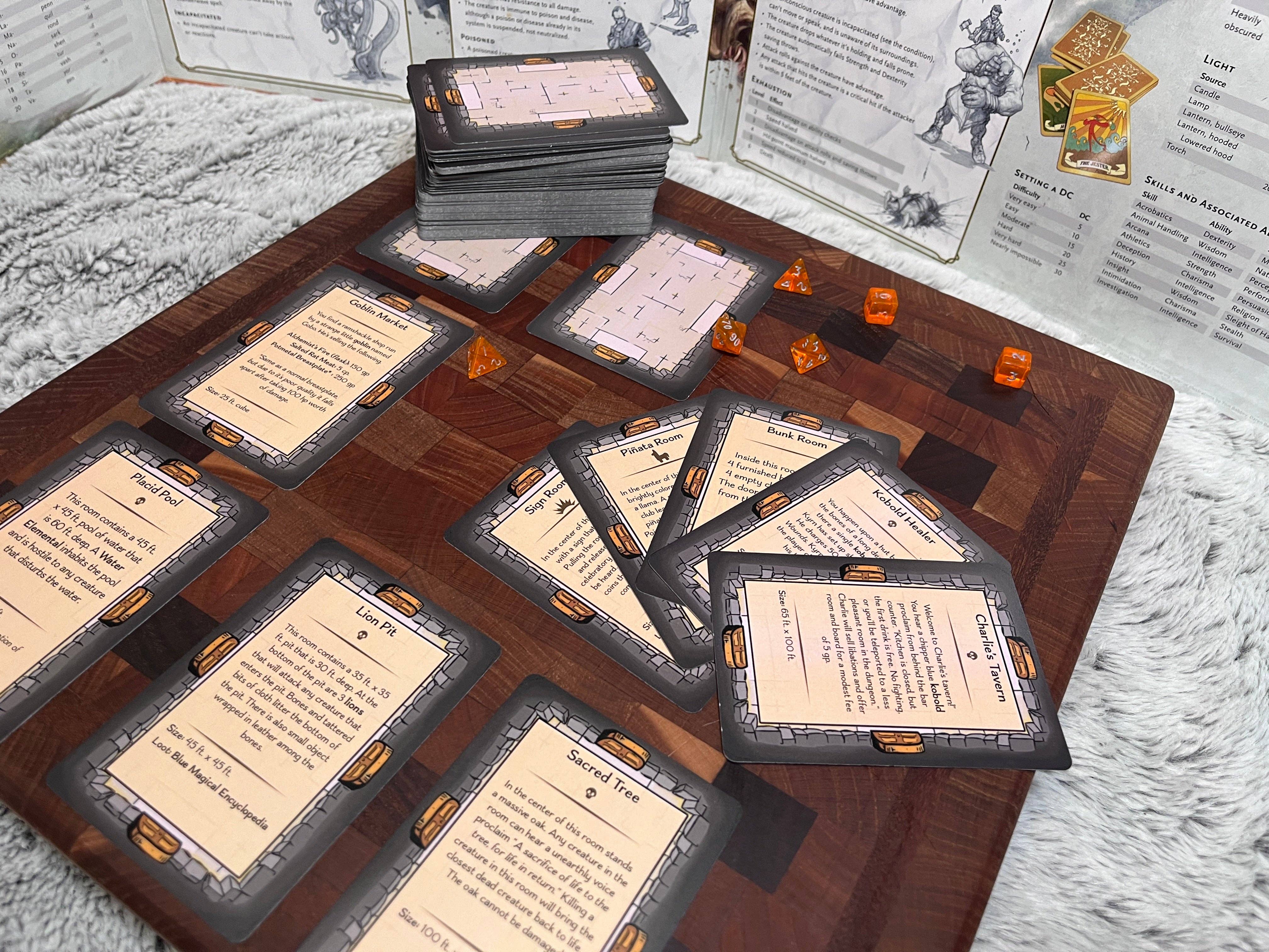 Gemhammer and Sons - Vente Jeux de cartes - Deck of Dynamic Dungeons - **Précommande**2