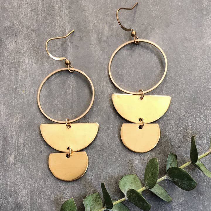 GeoMetricGem - Wholesale Dangle Earrings - Aurora Earrings