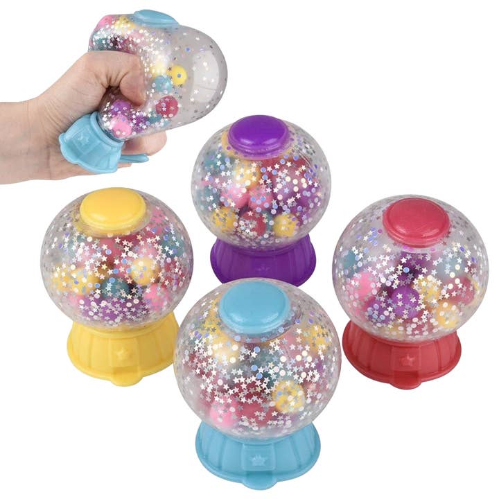 JSBlueRidge Toys - Vente Jouet mou – enfant et bébé - Machine à billes compressibles Gumball Jouet pour enfants en gros