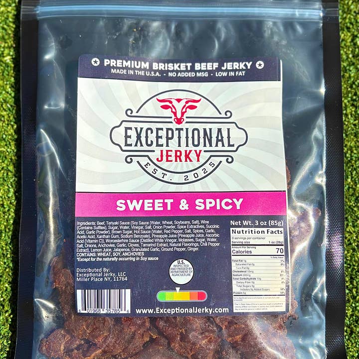 Exceptional Jerky LLC - Wholesale Jerky - Sweet & Spicy 0