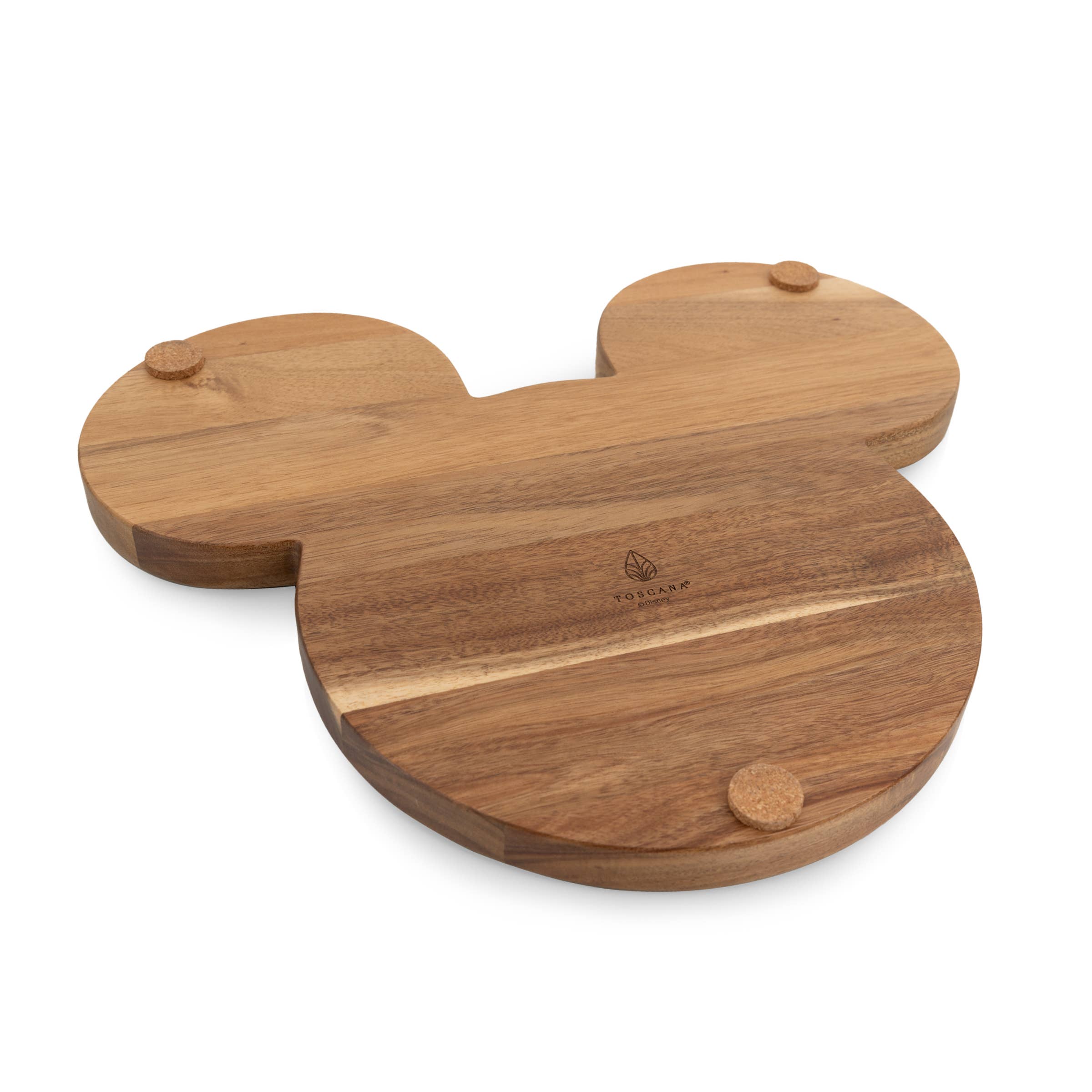 Mickey Mouse 16" Acacia Serving Board with groove for wholesale on Faire6