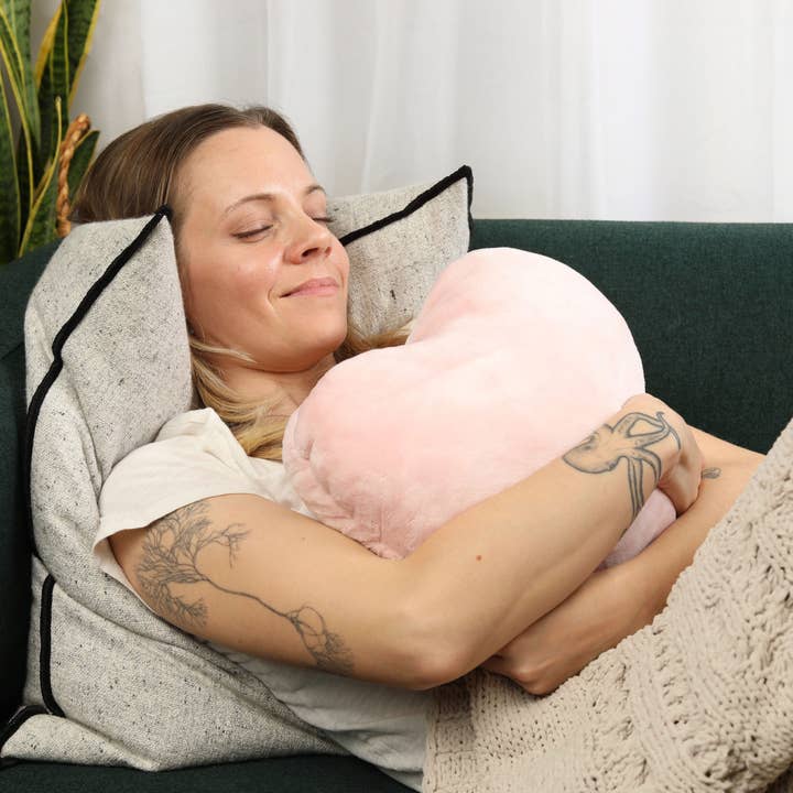 Hugimals World - Wholesale Spa/Therapy Pillow - Heart to Hug Pillow - Peaceful Pink5