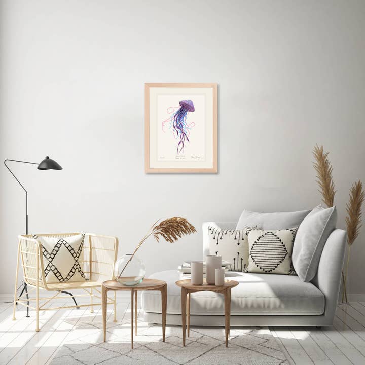 Stampa in Edizione Limitata Medusa Viola II - Bestseller per la vendita all'ingrosso da parte di Nick Mayer Art