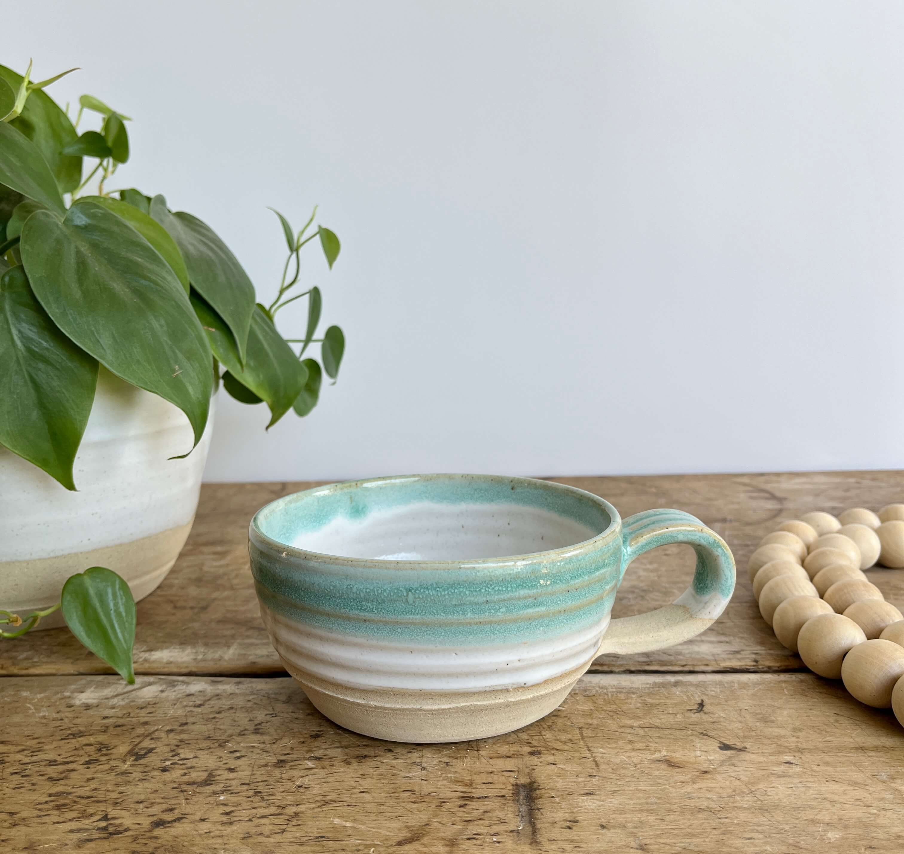 Coastal Clay Co. - Vente Tasse à café - Mug à soupe en céramique fait main avec anse6