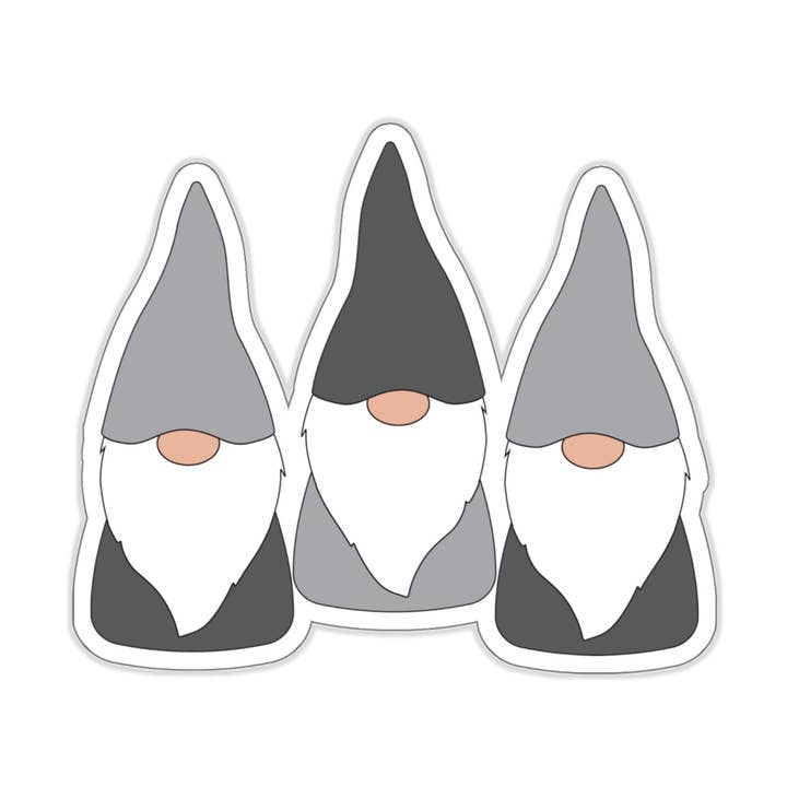Sticker Gnomes scandinaves gris pour la vente par Scandinavian Design Studio