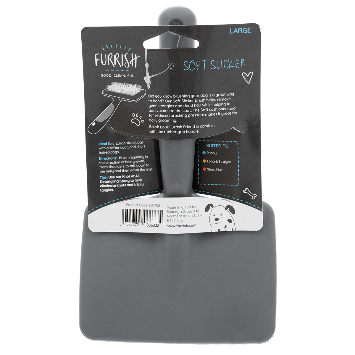 Furrish - Wholesale Pet Brush - Cat/Dog - Furrish Soft Slicker Large3