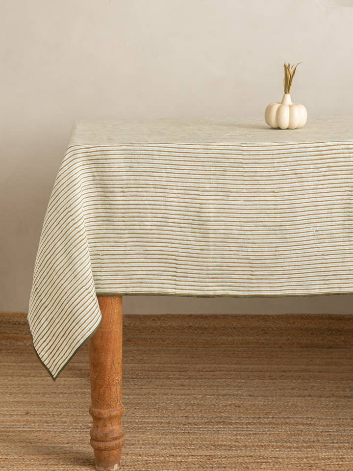 Linen Wiltshire Tablecloth for wholesale by Live Linen