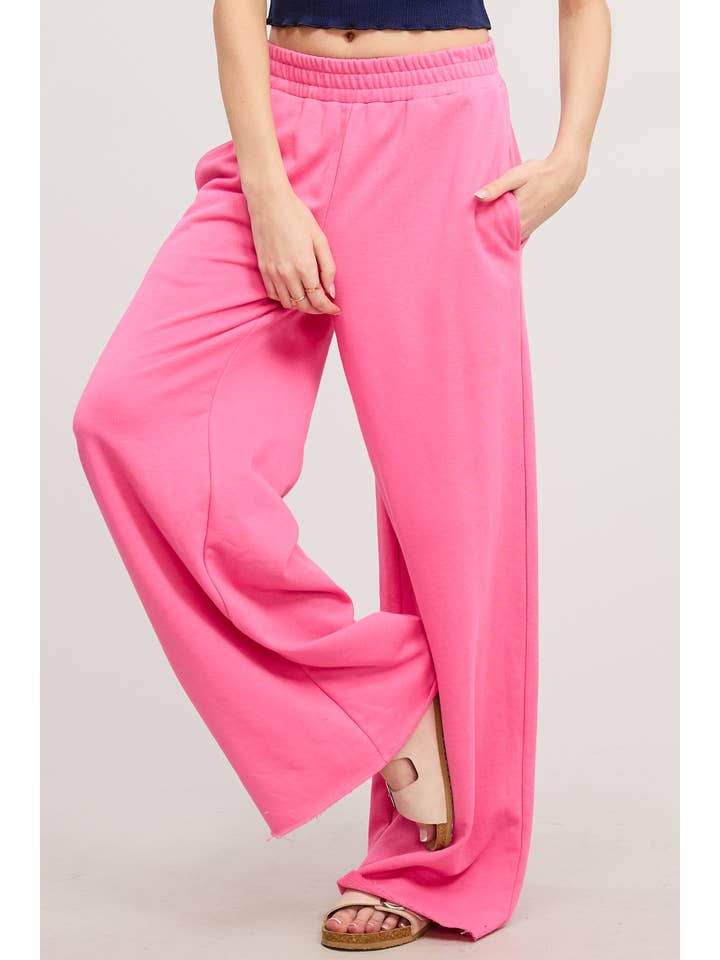 Mimosa - Wholesale Lounge Sweatpants/Joggers - Women's - Wide Leg Cotton Jogger Sweatpants42