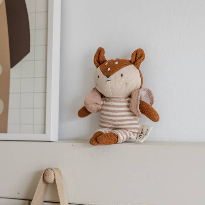 Little Otja - Wholesale Stuffed/Plush Toy - Kids & Baby - Knitted Deer Stuffed Animal – Soft Plush Baby Shower Gift1