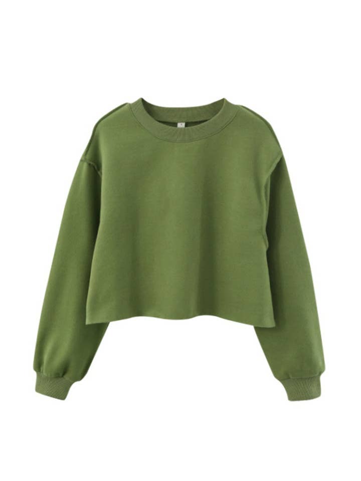 Miss Sparkling - Wholesale Sweatshirt - Women's - Crop Top Sweatshirt