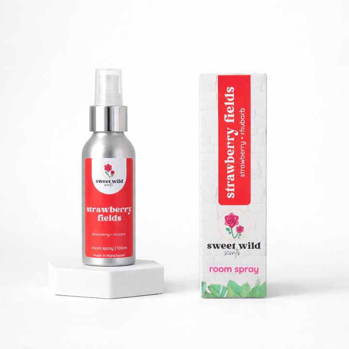 Room and Linen Spray Strawberry Fields for wholesale by Sweet Wild Scents