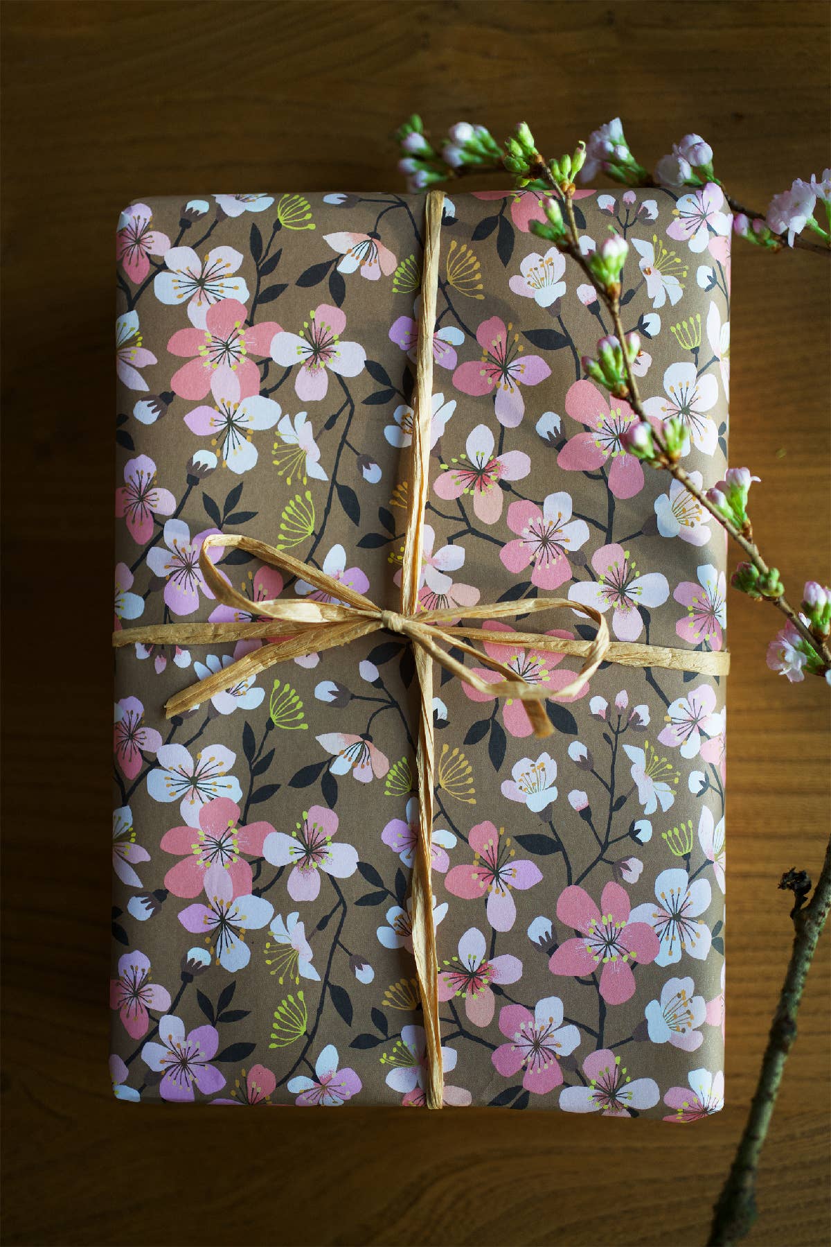 Brie Harrison Ltd – wholesale Flat wrap – Cherry Blossom Gift Wrap 1
