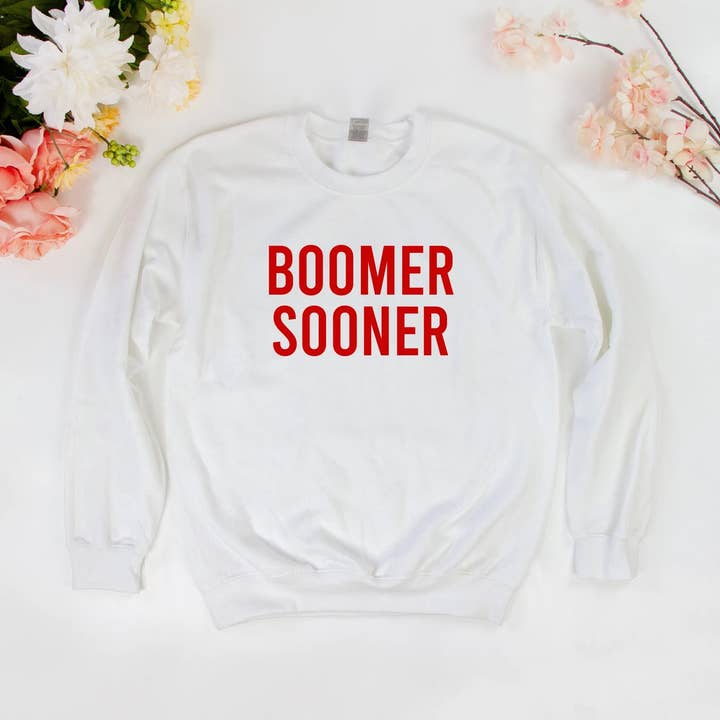 Boomer og hurtigere, brugerdefineret sweatshirt, personlig spildag for engroshandel hos GiftsbyPR
