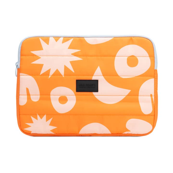 Helio Ferretti Co - Wholesale Laptop/Tablet Case - Women's - ORANGE UNEVEN LAPTOP SLEEVE 15" HF0