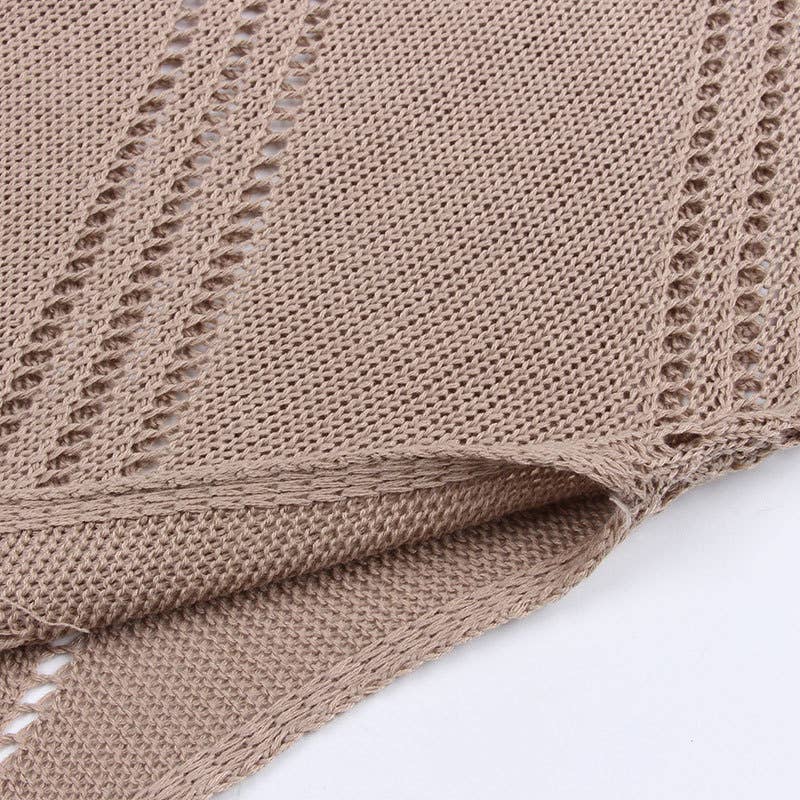 Sweetkama - Wholesale Swim cover-up – Women’s - Solid Color Flounce Bikini Swimwear Cover Up Dress HL97887