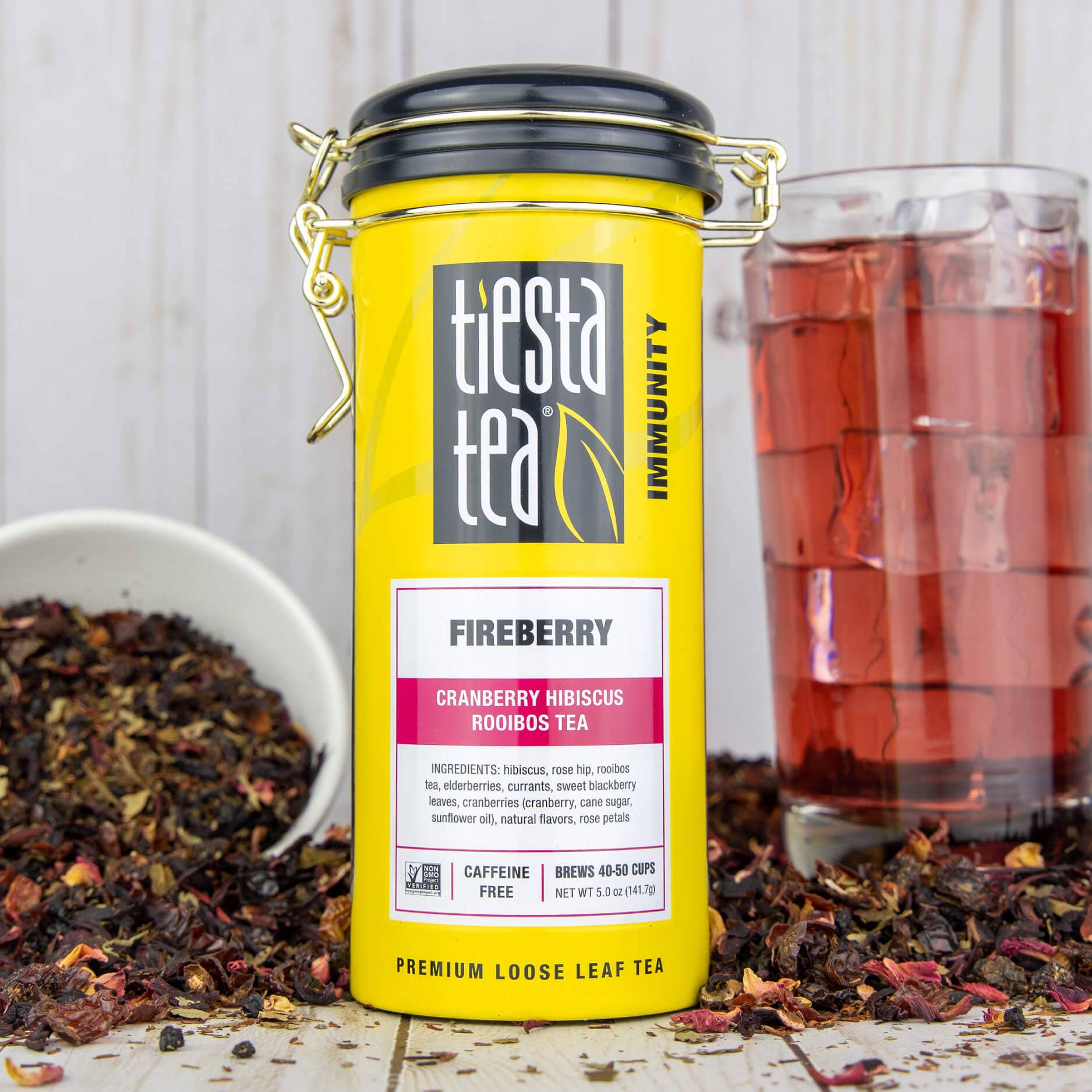 Tiesta Tea Company (loose leaf teas & accessories) - Wholesale Loose Tea - Fireberry - Cranberry Hibiscus Rooibos Tea1