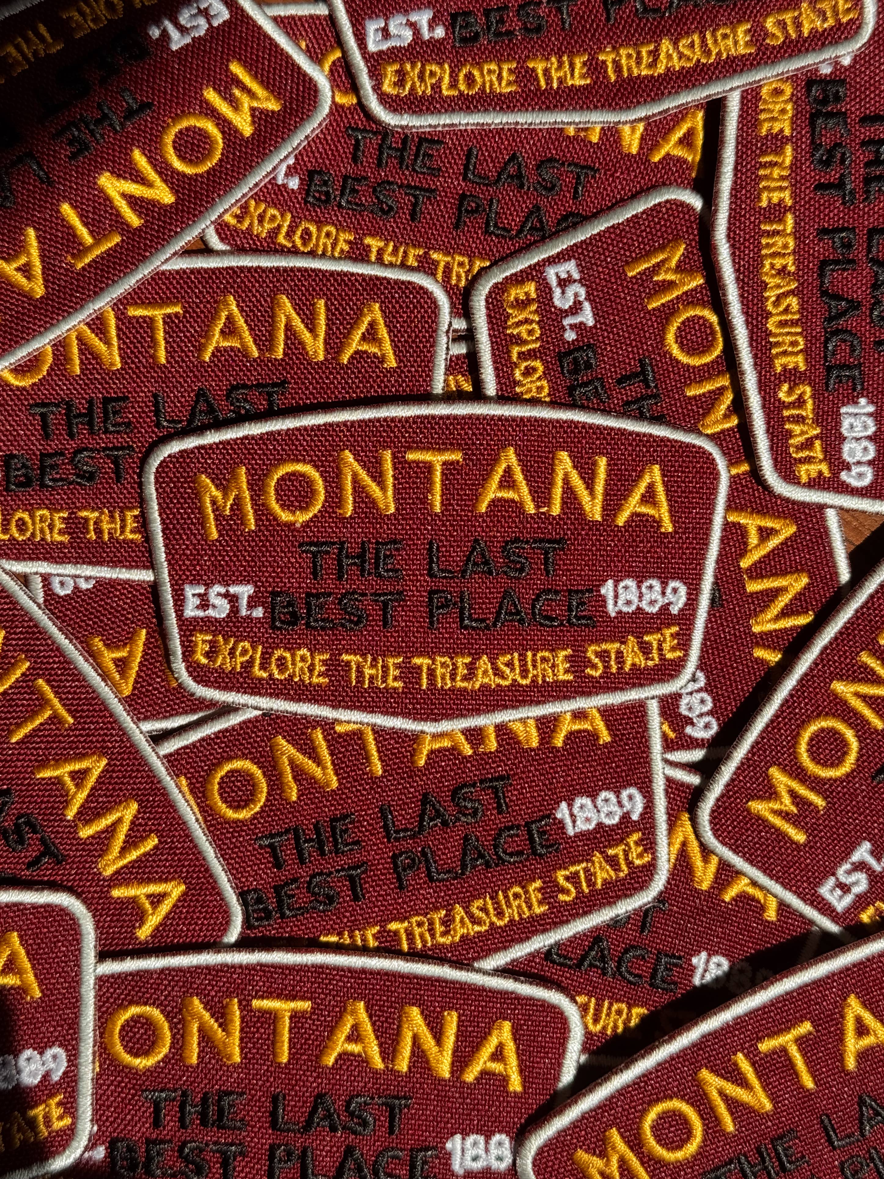 Colleen Goldhorn Creative Co - Wholesale Patch - Montana The Last Best Place Iron On Patch1