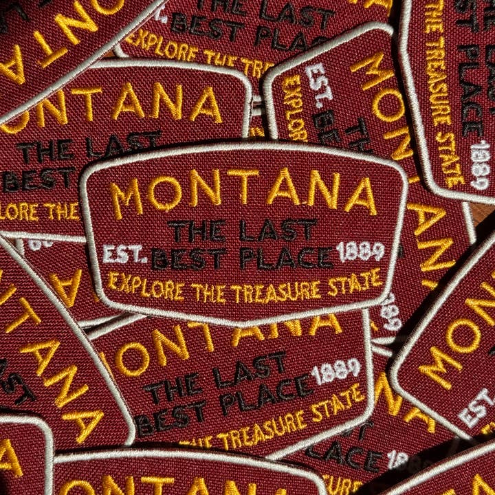 Colleen Goldhorn Creative Co - Wholesale Patch - Montana The Last Best Place Iron On Patch1