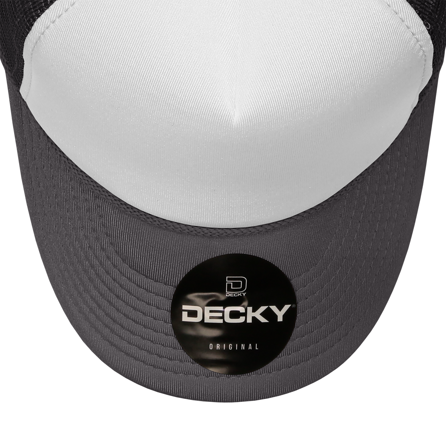 The Park Wholesale - Wholesale Trucker Hat - Unisex - Blank Trucker Foam Mesh 2-Tone Hats - Decky 210/602561