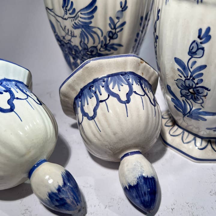 DADA Novecento - Vendita all'ingrosso Vasi - Coppia Di Vasi Albarelli In Ceramica Di Bassano