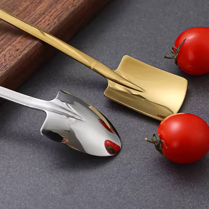 Sostraw & SmartThings - Wholesale Table Spoon (Cutlery) - Shovel Spoon - 2 shapes/4 colors - For Tea, Coffee, Dessert15