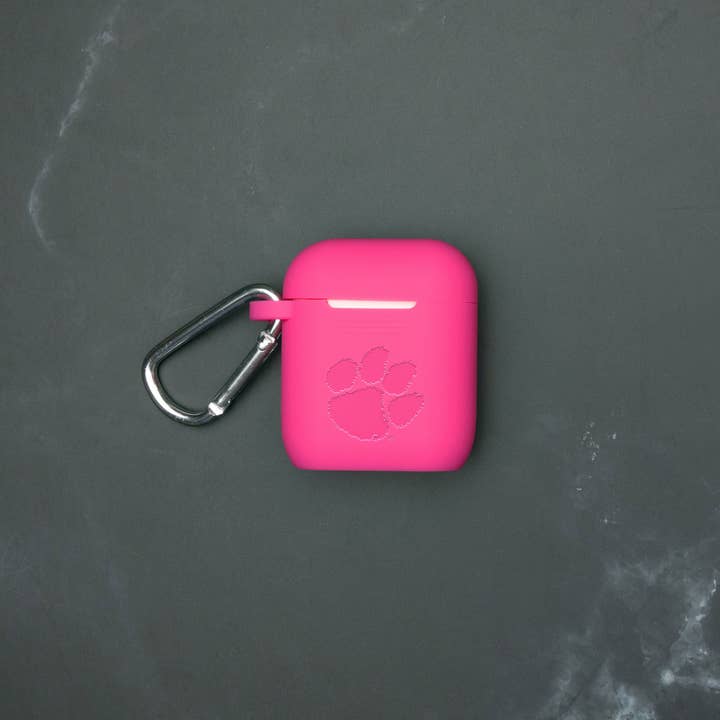 Affinity Bands - Wholesale Earphone/Headphone Case - Unisex - Clemson Tigers Engraved AirPods Case Cover5