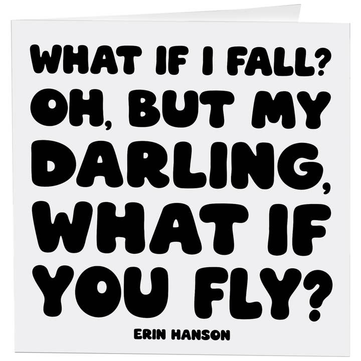 Cards - 401 - What If I Fall? (Erin Hanson) for wholesale by Quotable