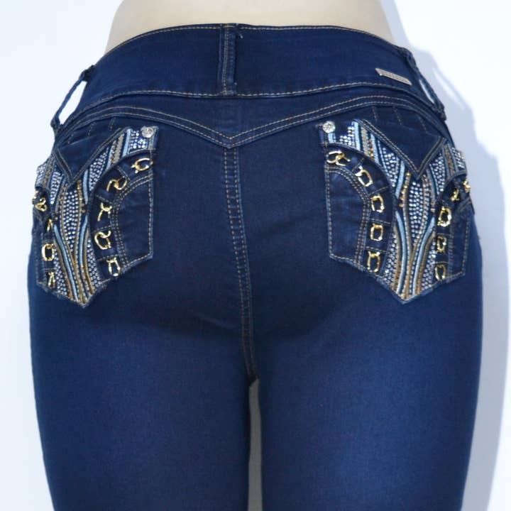 USC-F015 Sexy Olivia Butt Lifter Levanta Cola Jean por atacado de Untamed Sapphire Clothing LLC