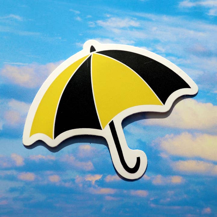 Imorgon är igår paraply klistermärke 3x3 tum för wholesale av Tomorrow is Yesterday