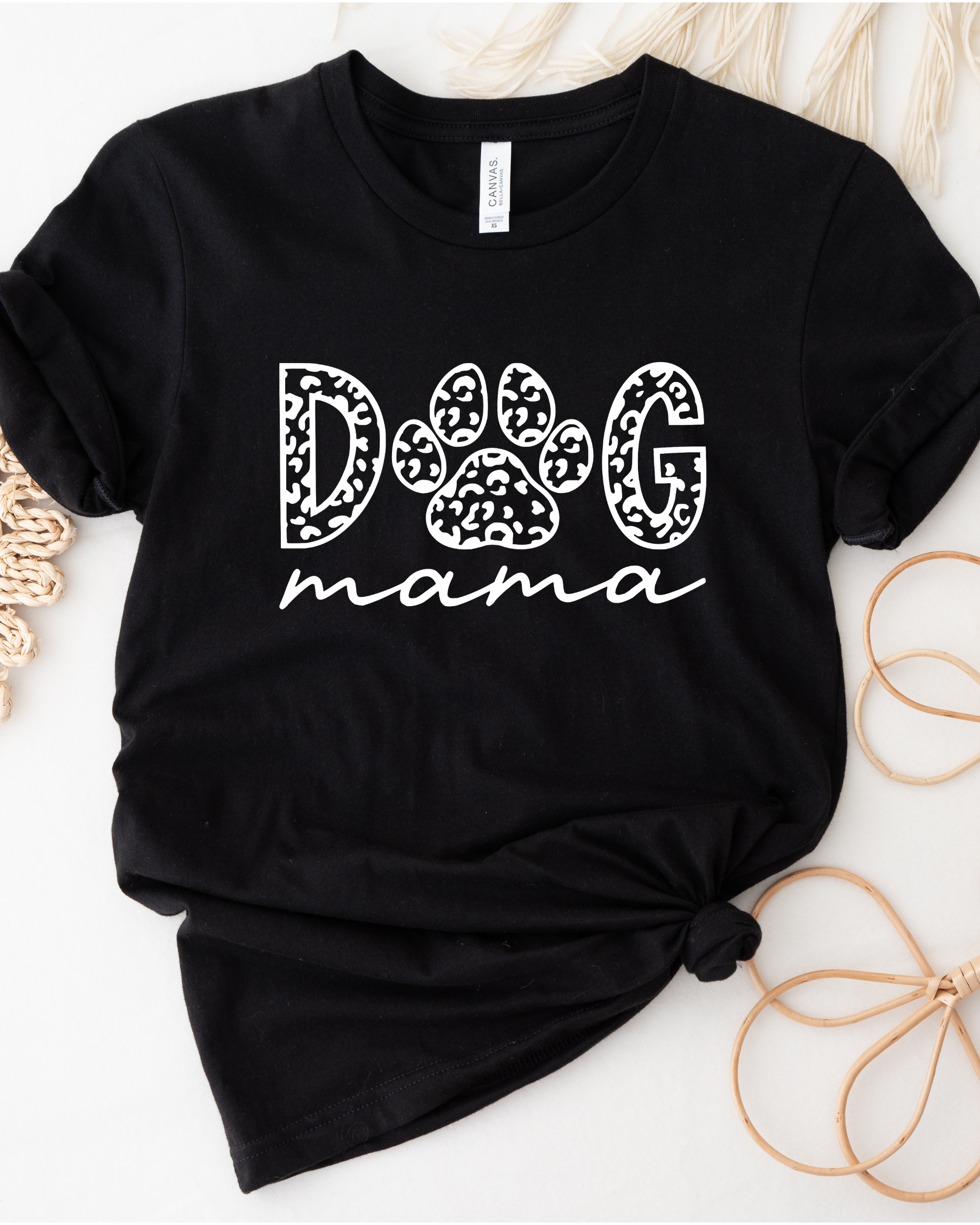 Desert Raine - Venta al por mayor Camiseta serigrafiada - Mujer - Camiseta Dog Mama - camiseta gráfica0