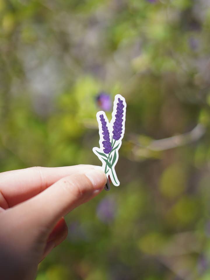 Mini Autocolante Lavender Bunch Resistente à Água por atacado de Beah Tolentino