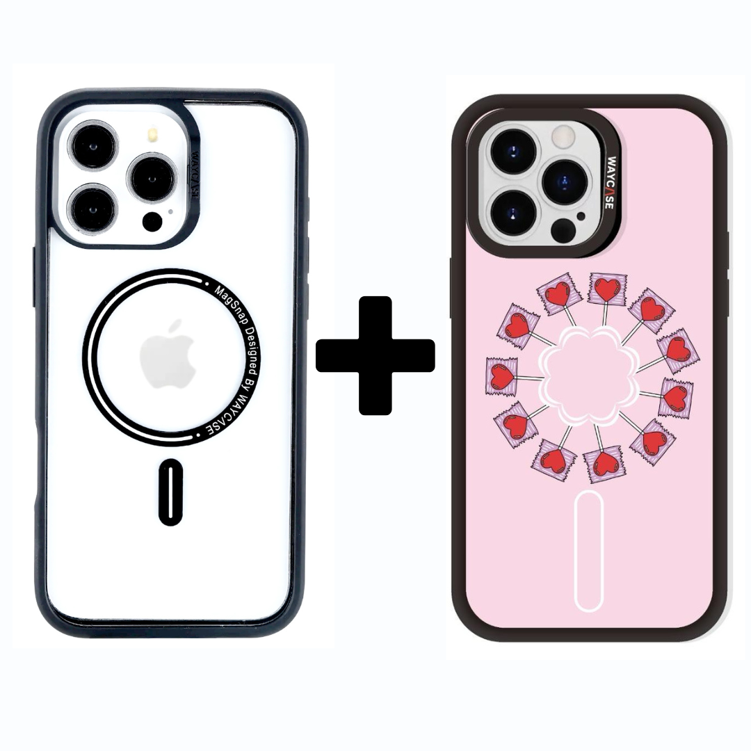 WayCase - Phone Protection – wholesale Phone case – Unisex – MagSnap™ Phone Case for IP 16 Pro Max [5 Patterns x 10 MOQs]3