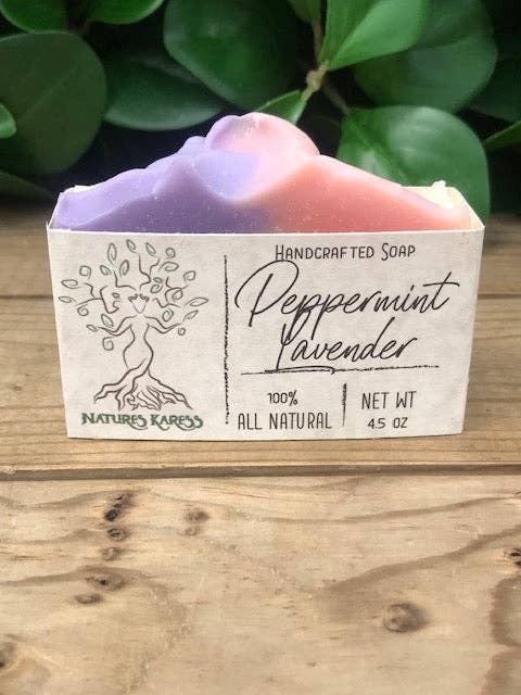 Savon lavande à la menthe poivrée pour la vente par Natures Karess