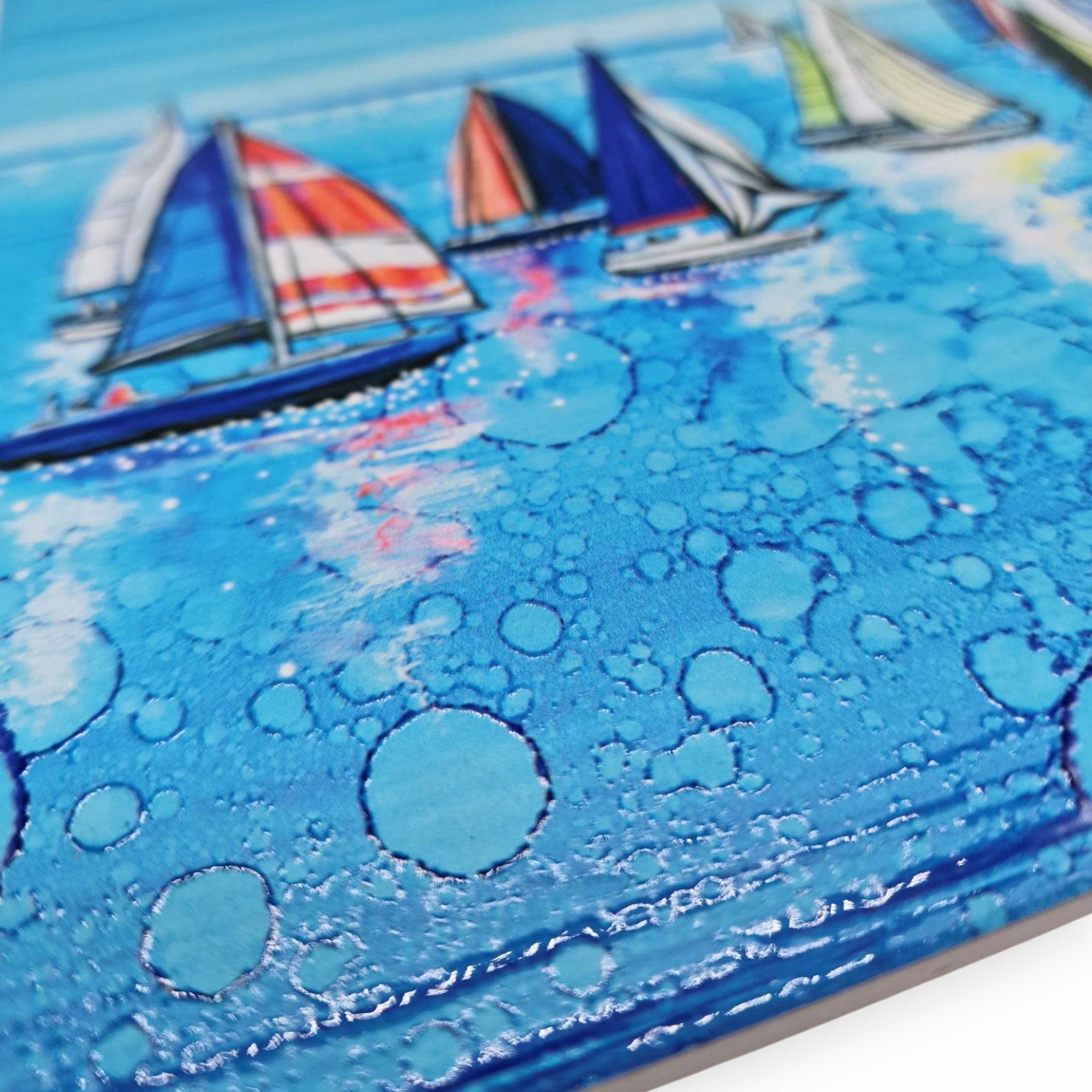 By Jo Crafts – wholesale Trivet – 83-T - Nautical Regatta Trivet5