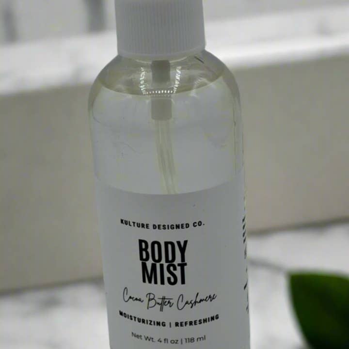 BRUME CORPORELLE BEURRE DE CACAO ET CACHEMIRE pour la vente par Kulture Designed Co.